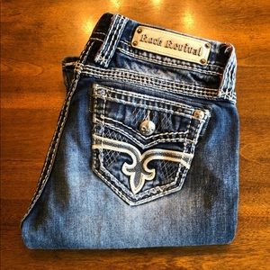Size 27 Rock Revival Bootcut Jeans!